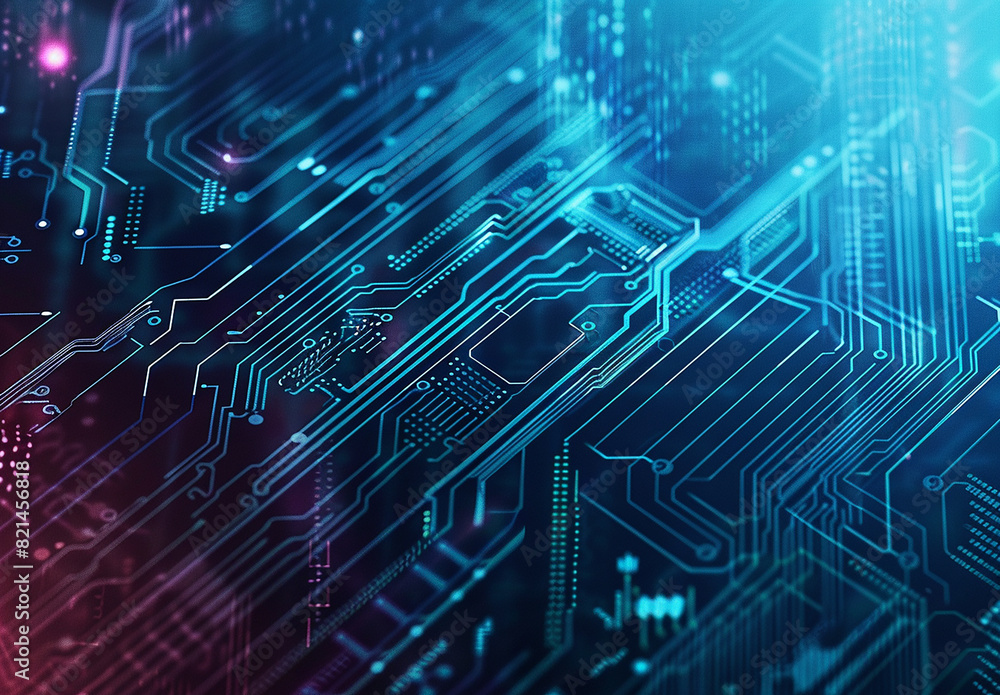 Photo of computer circuit board background Photo of computer circuit board background