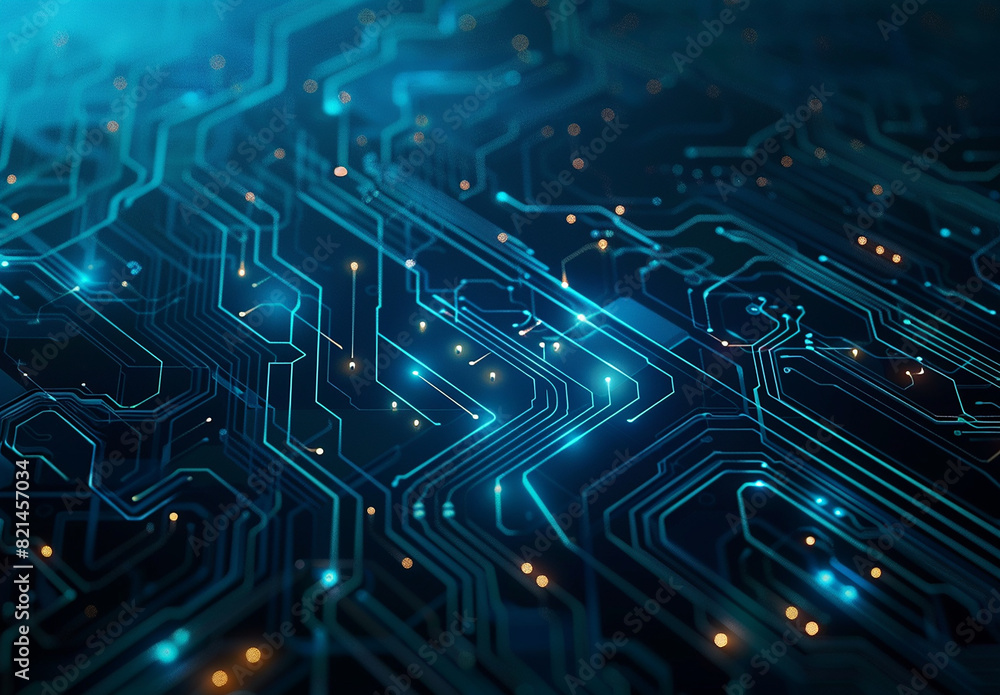 Photo of computer circuit board background Photo of computer circuit board background