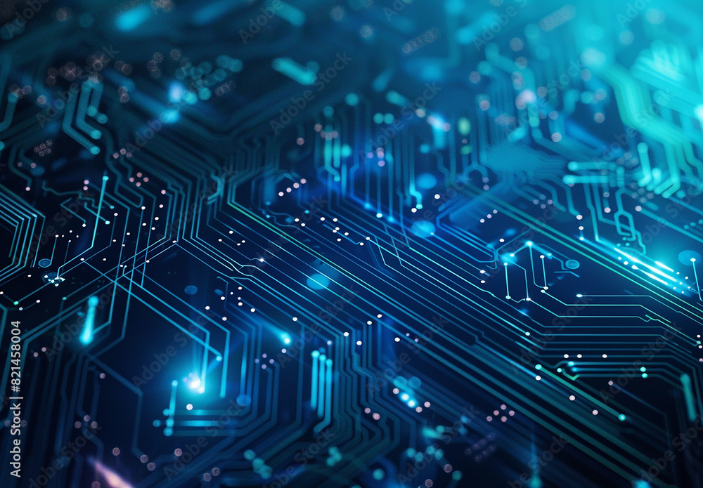 Photo of computer circuit board background Photo of computer circuit board background
