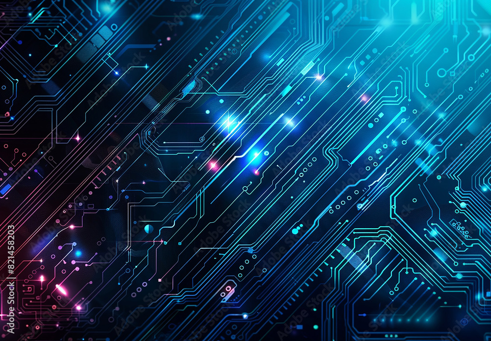 Photo of computer circuit board background Photo of computer circuit board background