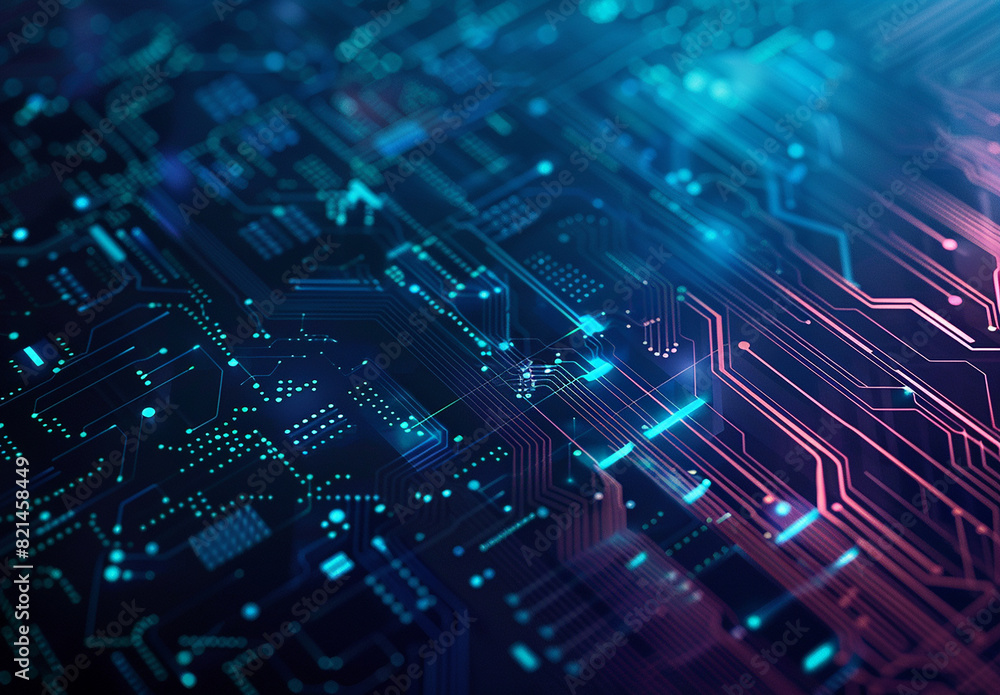 Photo of computer circuit board background Photo of computer circuit board background