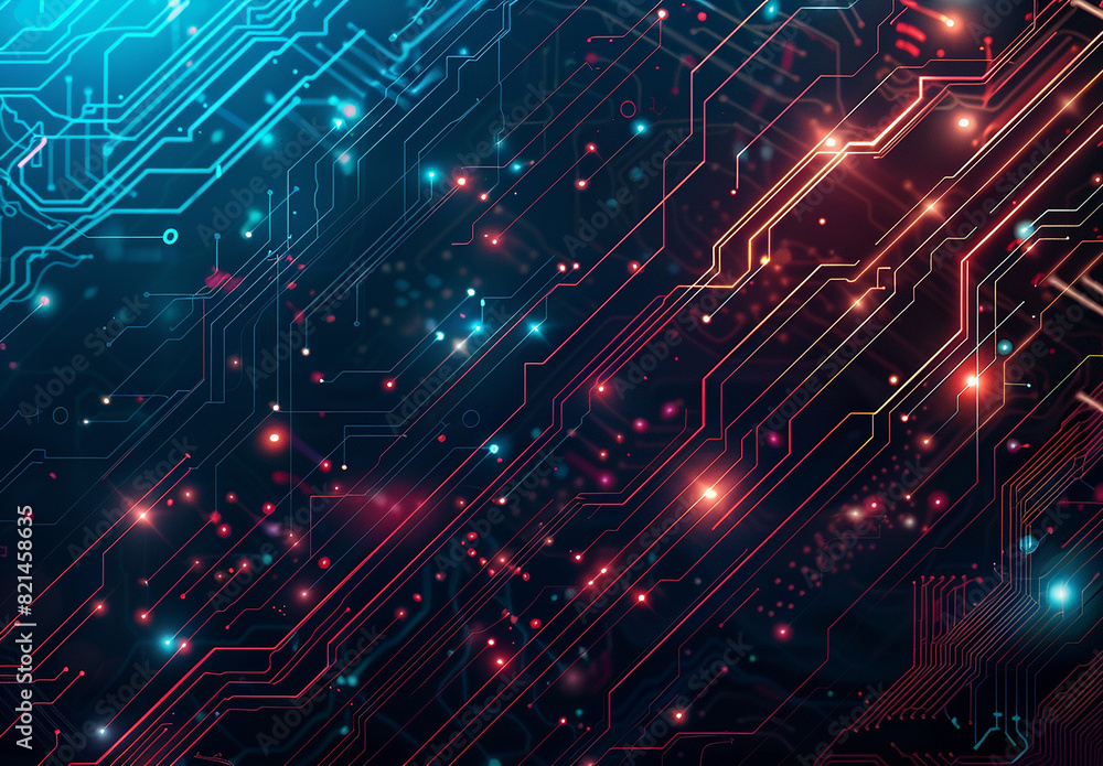 Photo of computer circuit board background Photo of computer circuit board background