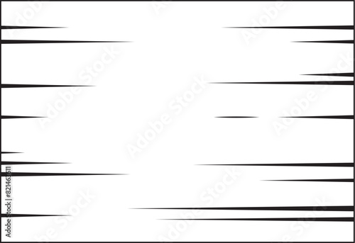 Anime And Manga Speed Action Lines Frame