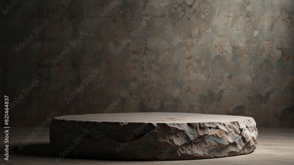 Rock platform podium product presentation background branding, identity and packaging inspiration Rock platform podium product presentation background branding, identity and packaging inspiration