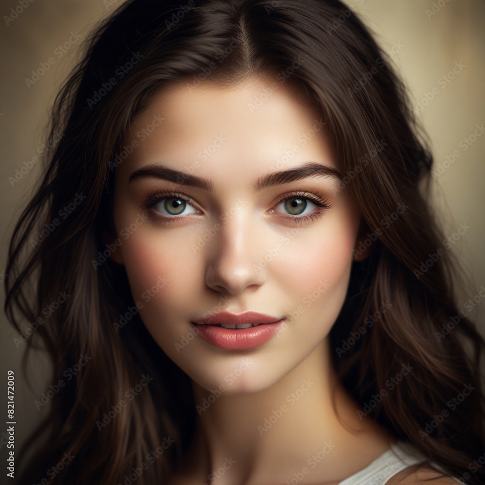 Portrait of a beautiful woman Portrait of a beautiful woman