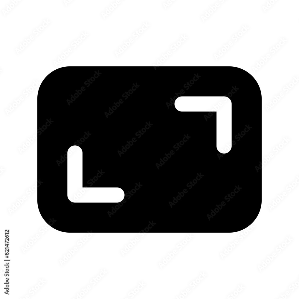 Aspect Ratio Icon Vector Symbol Design Illustration