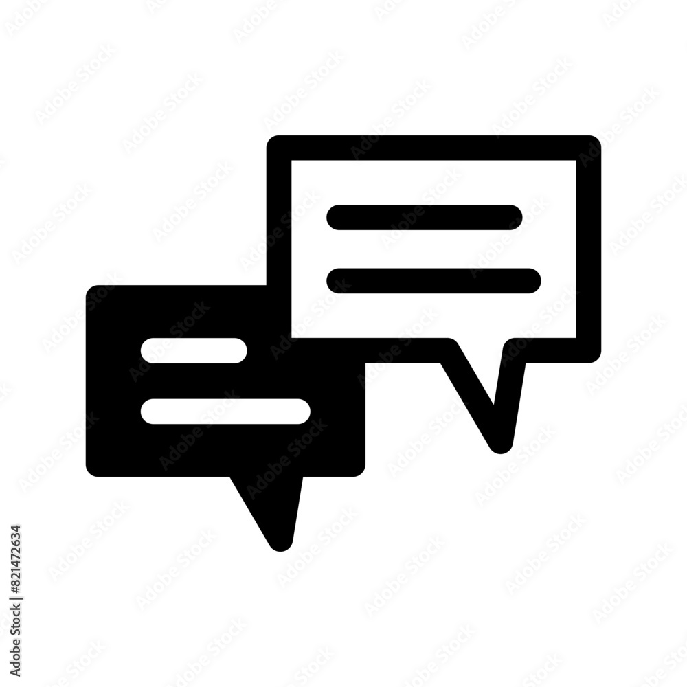 Chat Icon Vector Symbol Design Illustration Chat Icon Vector Symbol Design Illustration