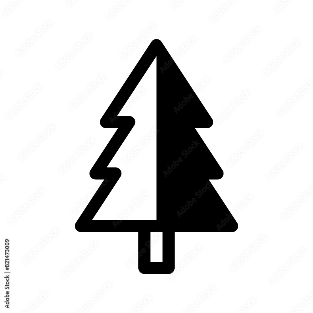 Christmas Tree Icon Vector Symbol Design Illustration Christmas Tree Icon Vector Symbol Design Illustration