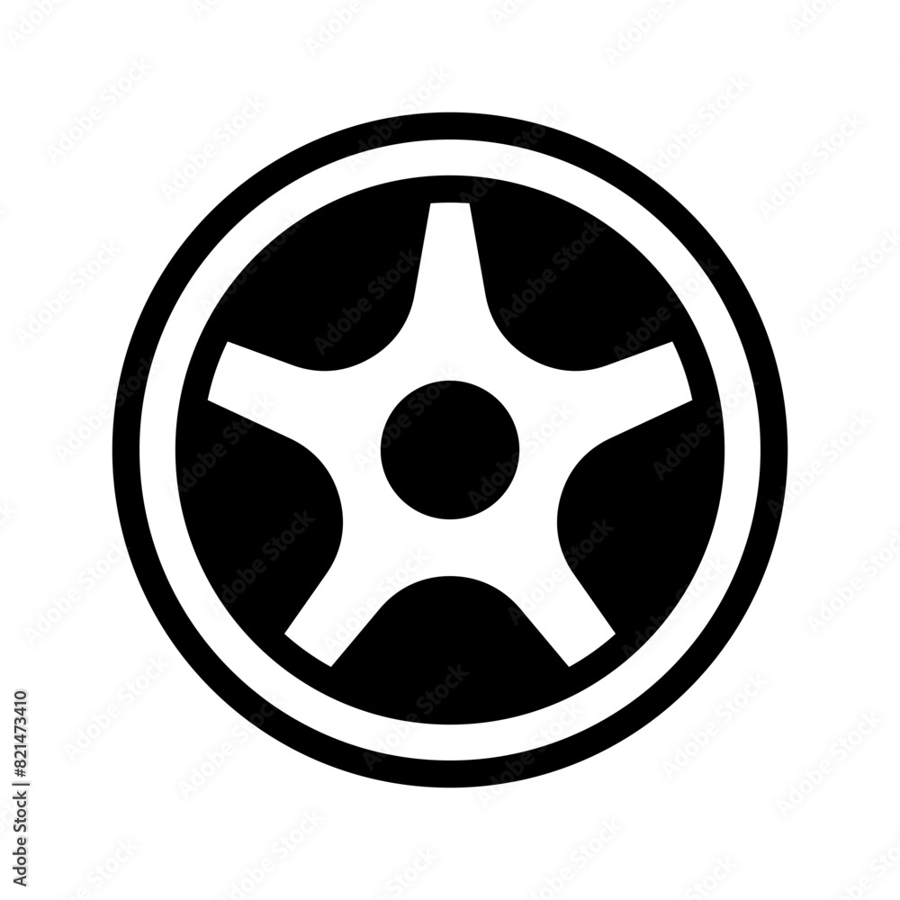 Tire Icon Vector Symbol Design Illustration Tire Icon Vector Symbol Design Illustration