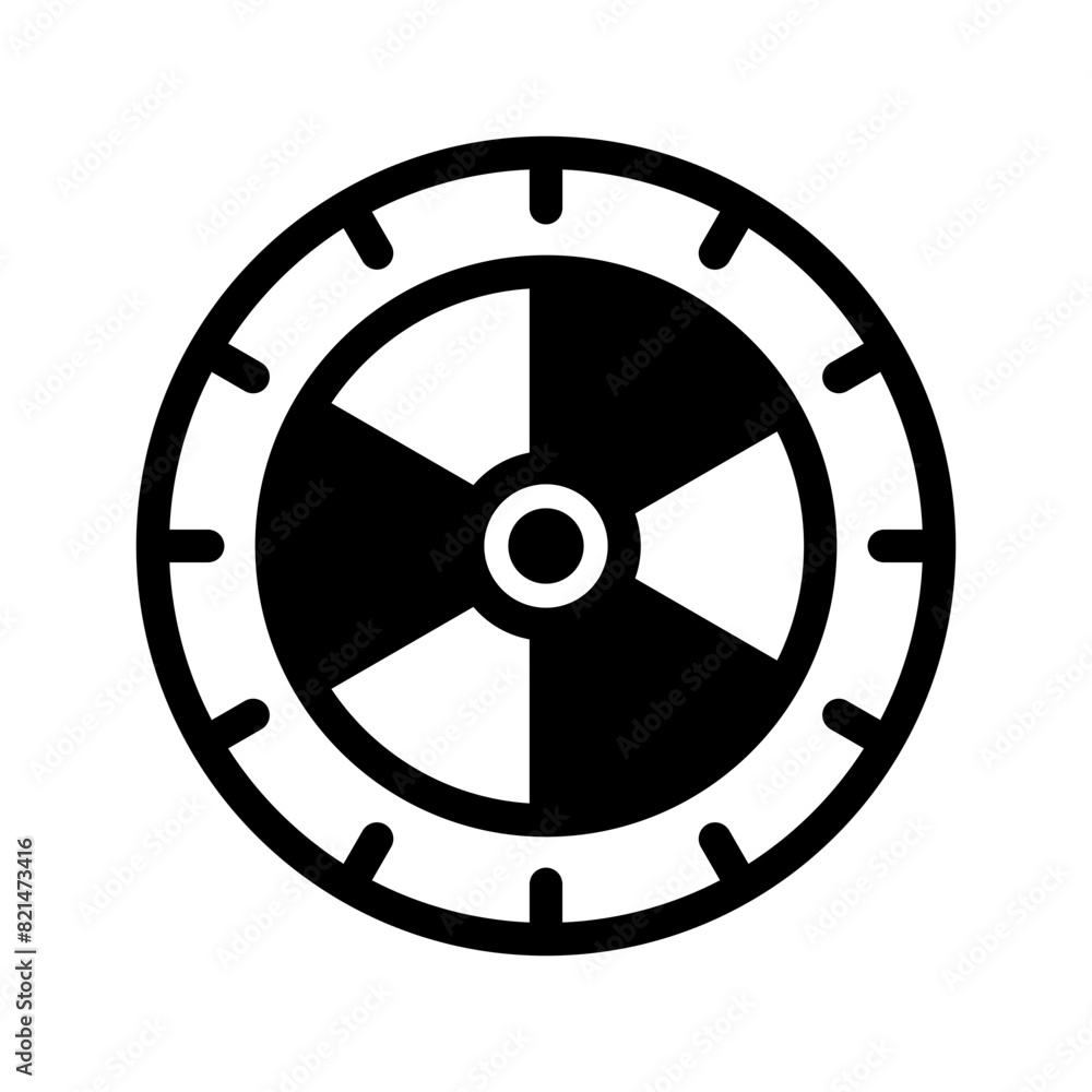 Tire Icon Vector Symbol Design Illustration