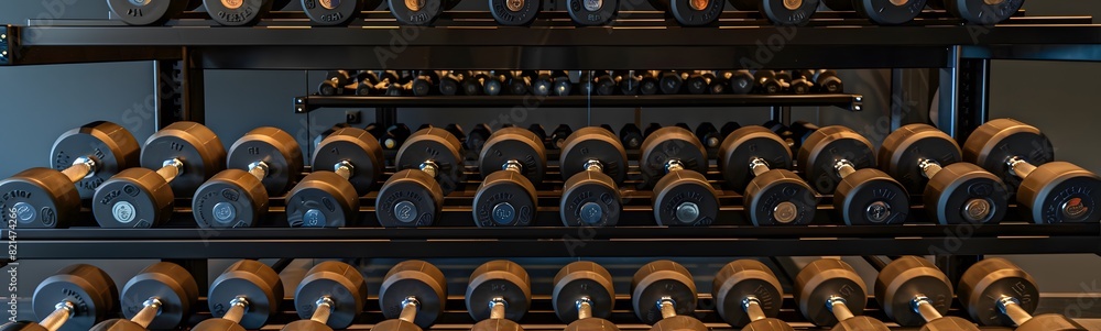 Emphasize the Bench and gym equipment in the blurred background Copy space image Place for adding text or design Emphasize the Bench and gym equipment in the blurred background Copy space image Place for adding text or design