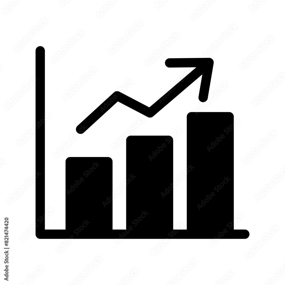 Chart Icon Vector Symbol Design Illustration Chart Icon Vector Symbol Design Illustration