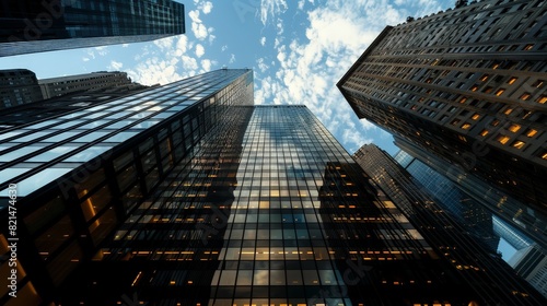 Wallpaper Mural tall building in the city, world skyscraper day  Torontodigital.ca