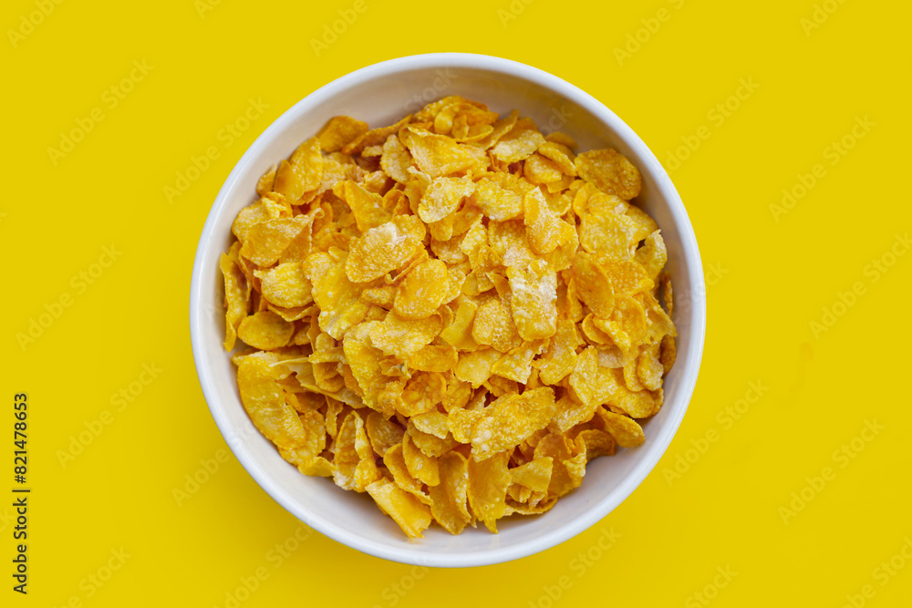 Cornflake cereal for morning breakfast Cornflake cereal for morning breakfast