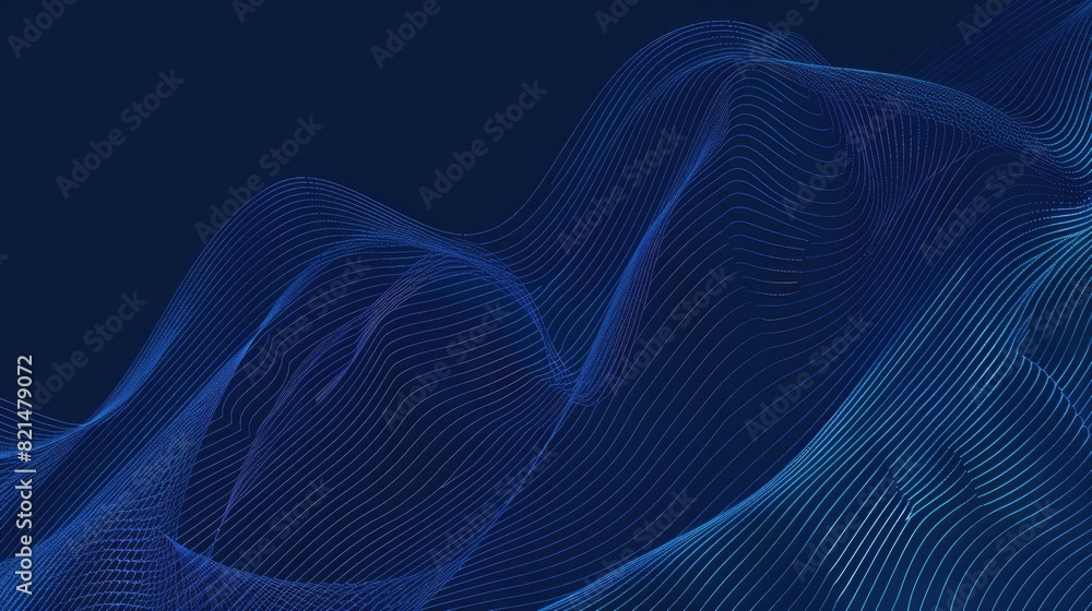 blue rhythm wavy line abstract graphic for background blue rhythm wavy line abstract graphic for background