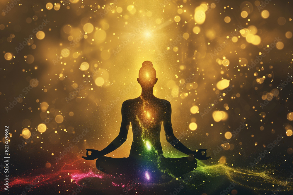 To find inner peace, focus on the star light fire within your human energy body, aligning it through the practice of chakra in meditation and embracing spiritual body art for compl