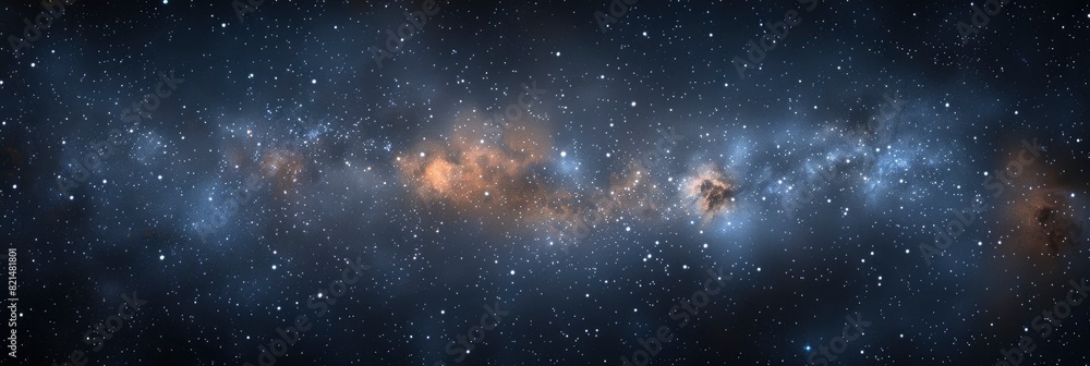Naklejka premium Abstract Texture Background With Cosmic, Starry Skies In Dark Blue And Black Hues, Abstract Texture Background
