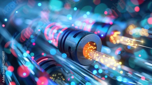 Connection of Optical fiber cable, technology background