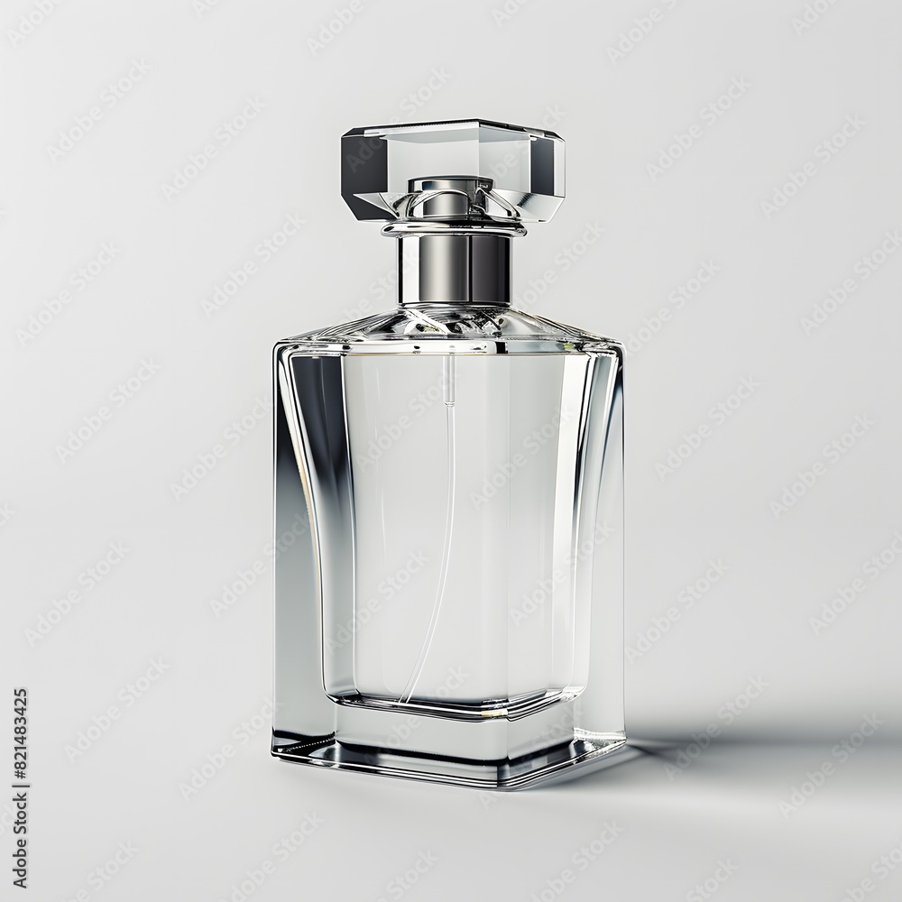 Perfume bottle, tall, square shape, clear bottle, with space to put your logo in the middle of the bottle. Perfume bottle, tall, square shape, clear bottle, with space to put your logo in the middle of the bottle.