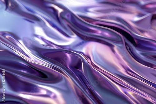 abstract wavy violet metallic 3d background futuristic digital wallpaper