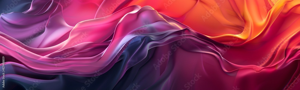 Fototapeta premium abstract colorful wave background