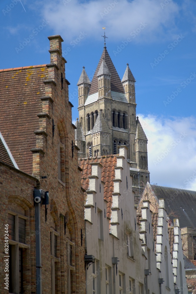Obraz premium Bruges landscapes, travel agency Europe trip 