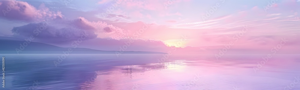 An elegant abstract background of purple waves with a silk-like texture. An elegant abstract background of purple waves with a silk-like texture.