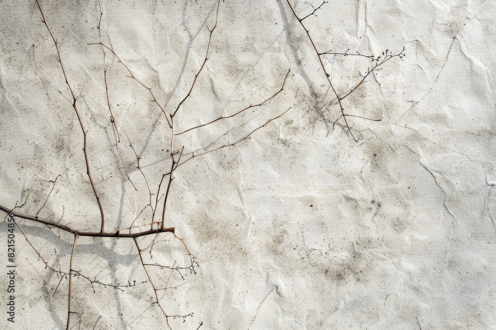 Obraz premium Extreme close-up highlighting the intricate network of wrinkles and creases on a crumpled white surface. Grunge, tactile paper concept