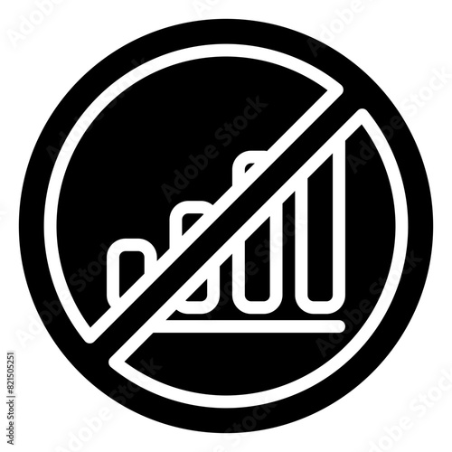 disconnect icon, glyph icon style