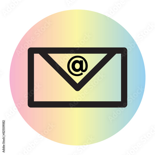 Icono de correo email vector