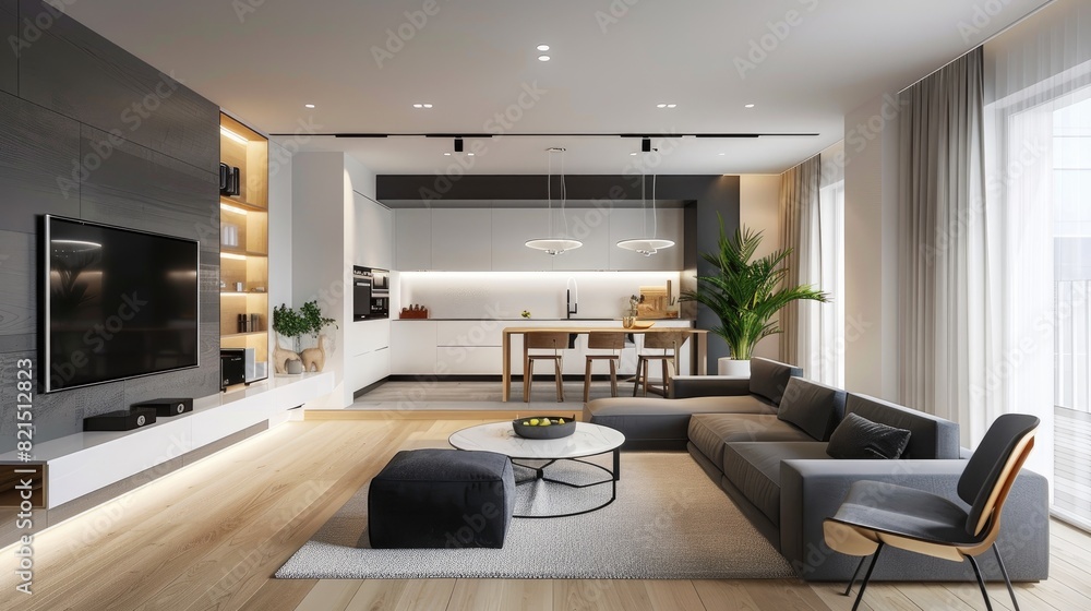 Luxury living room interior design inspired by scandinavian elegance Luxury living room interior design inspired by scandinavian elegance