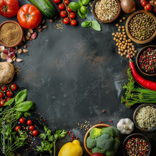 Wallpaper Mural Background for Healthy Food Concept. World Vegetarian Day Concept.  Torontodigital.ca