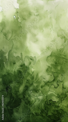 Green backdrop with a single expressive brush stroke. Artistic design concept © Irfanan
