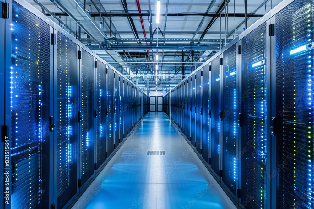 Futuristic Data Center Server Room
Futuristic Data Center Server Room