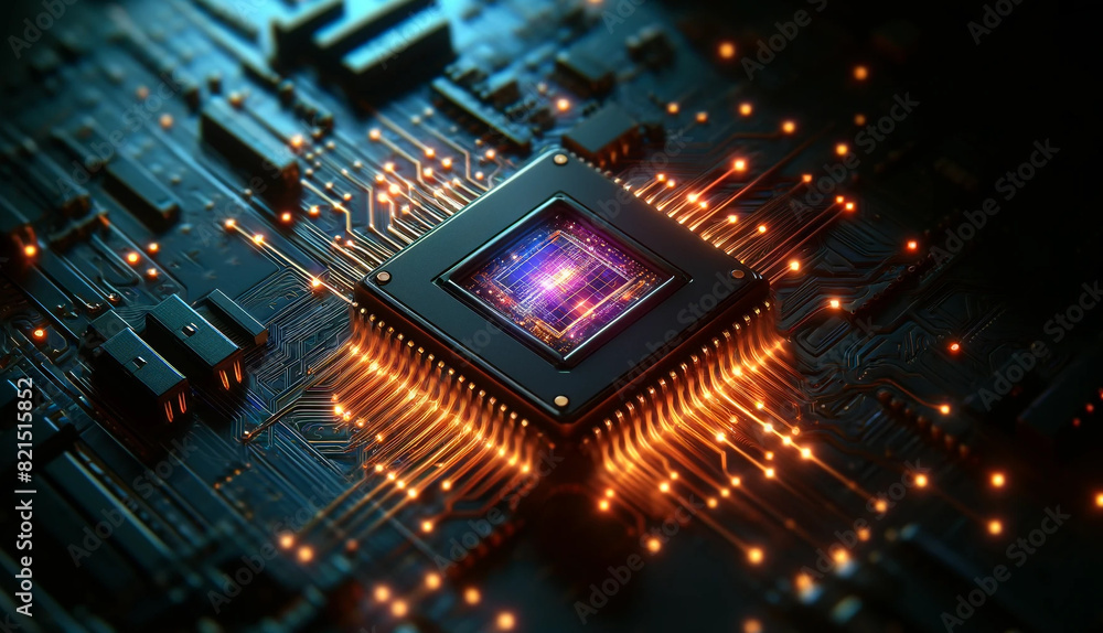 Obraz premium electronic circuit board