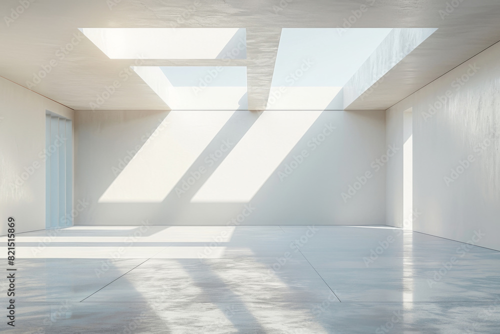 Obraz premium Empty hall of modern architectures&nbsp; 