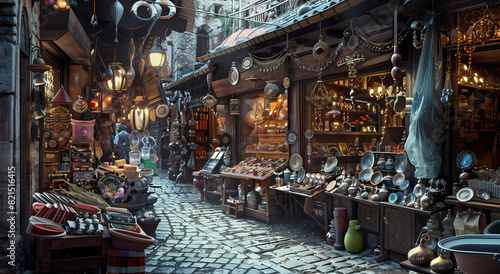 the bustling bazaar © Asep