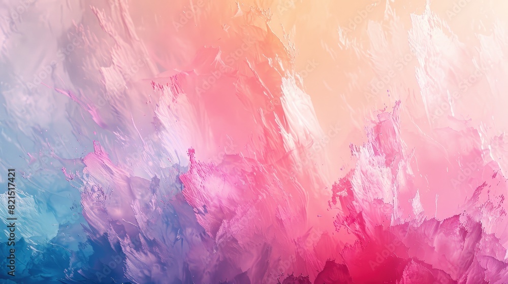 Fototapeta premium Dynamic Watercolor Abstraction. Expressive Brushwork