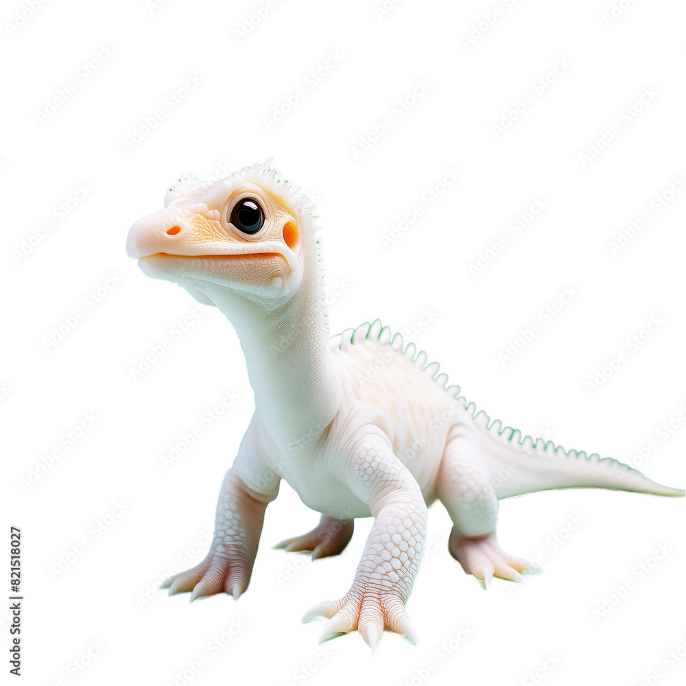 Naklejka premium Baby Dinosaur Photography in Studio