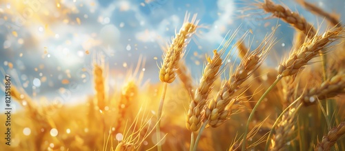 Golden Wheat Field in Sunlight