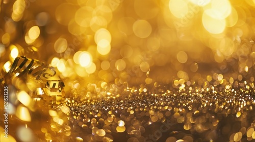 new year 2025  gold sparkling 2025 design with bokeh. gold wallpaper designs 2025