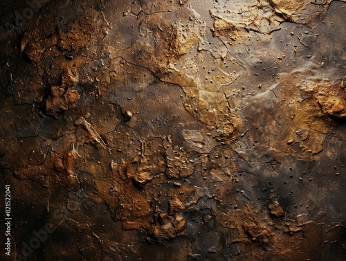 Detailed view of rust texture on metal. Corrosion and aging concept