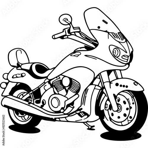 Motorbike icon. Great for riders, transportation, adventure etc