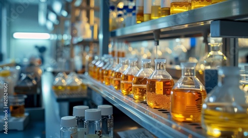 Wallpaper Mural A hypothesis being tested with various samples in a laboratory setting, Torontodigital.ca