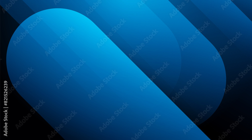 Modern dark blue abstract background. Shiny blue gradient diagonal geometric shape. Minimalist design. Futuristic concept. Suit for poster, website, brochure, presentation, flyer, cover, backdrop
