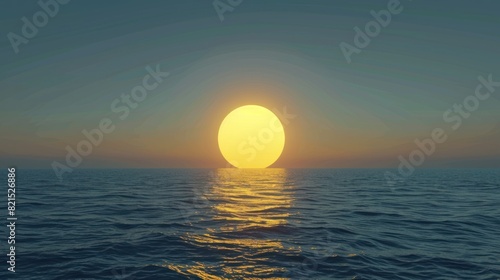 moon over a sea or ocean at night, midnight © @_ greta