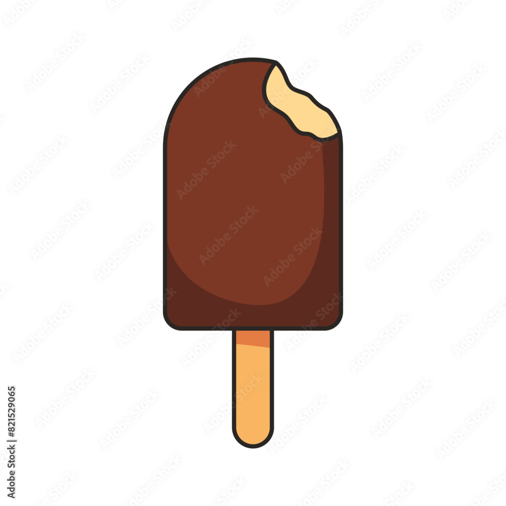 Obraz premium chocolate popsicle