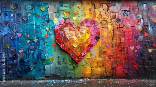LGBTQA+ , LGBT :  A close-up photo of a person's eye with a rainbow contact lens, symbolizing individuality and self-expression.