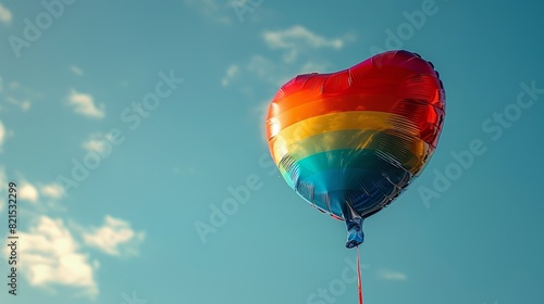 LGBTQA+ , LGBT :  A close-up photo of a person's eye with a rainbow contact lens, symbolizing individuality and self-expression.
