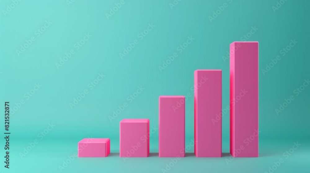 Blue bar chart diagram analyst researt report business working Blue bar chart diagram analyst researt report business working